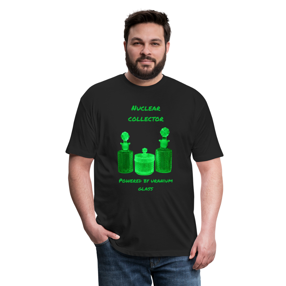 Nuclear Collector - Powered by Uranium Glass T-shirt - black