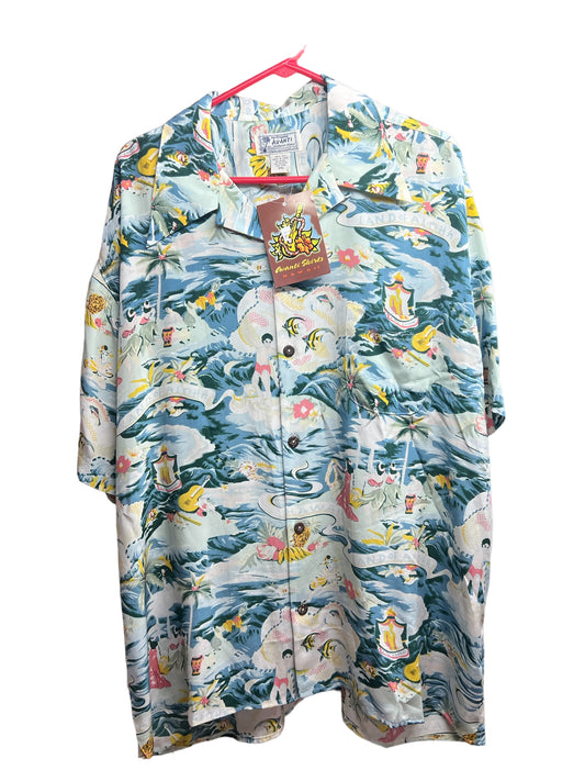 100% Silk Hawaiian Avanti shirt