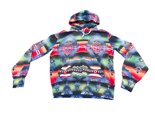 Polo Ralph Lauren Men’s Aztec Southwestern Hoodie Sweatshirt Size S